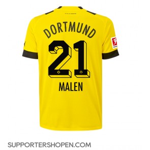 Borussia Dortmund Donyell Malen #21 Hemma Matchtröja 2022-23 Kortärmad